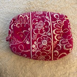 Vera Bradley Twirly Birds cosmetic bag